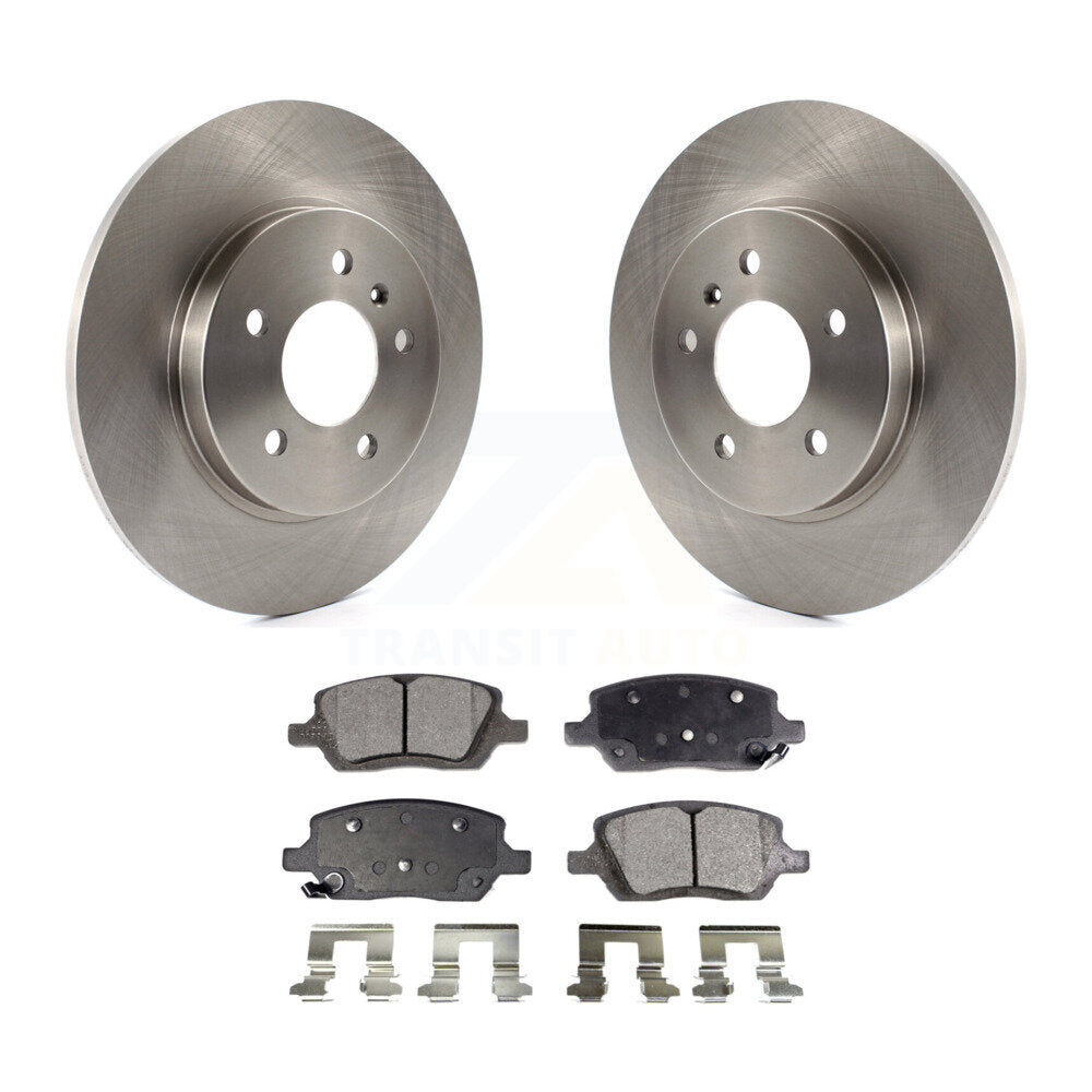 Rotors de frein arrière et kit de plaquettes semi-métalliques pour Pontiac Montana Chevrolet Uplande