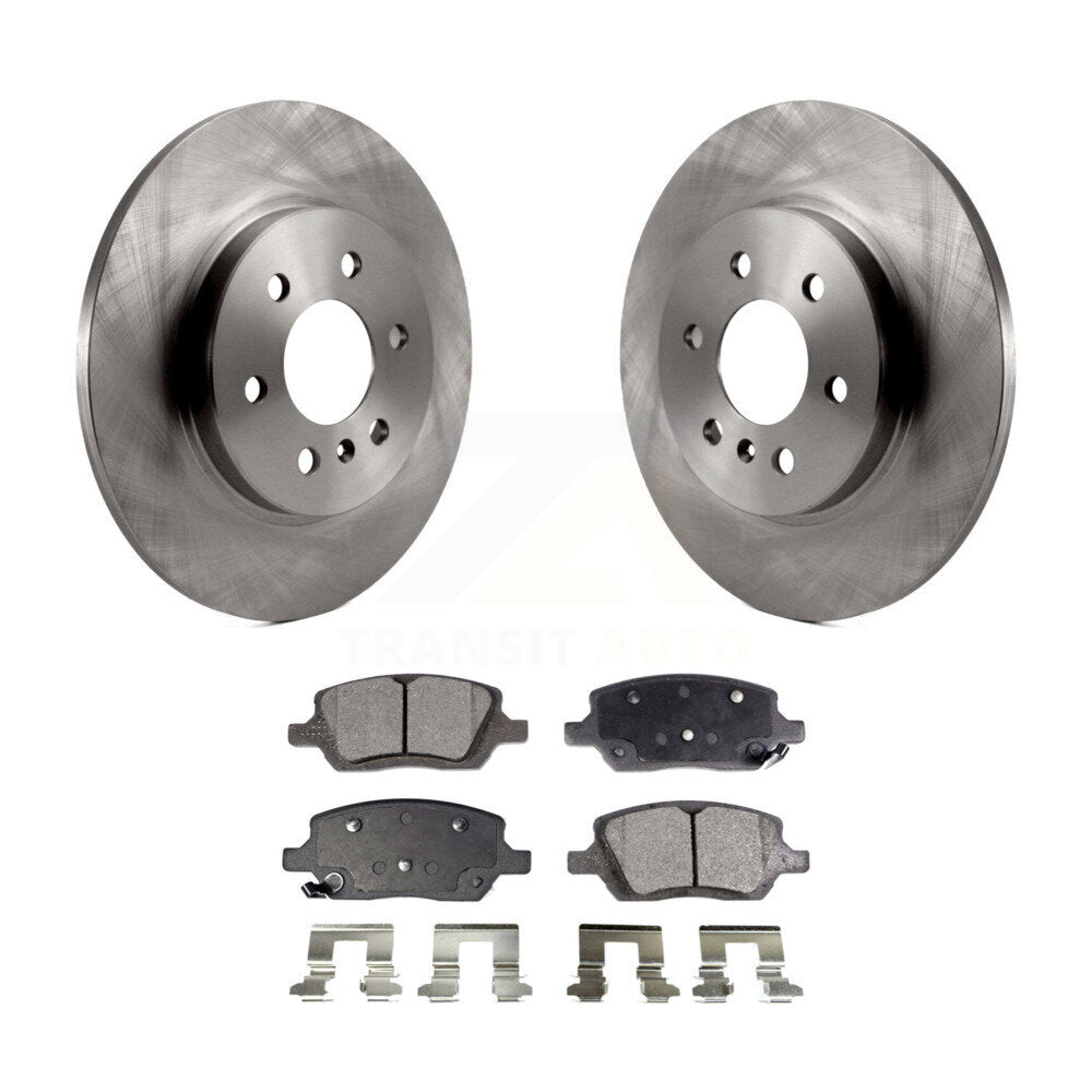 Rotors de frein arrière et kit de plaquettes semi-métalliques pour Pontiac Montana Chevrolet Uplande