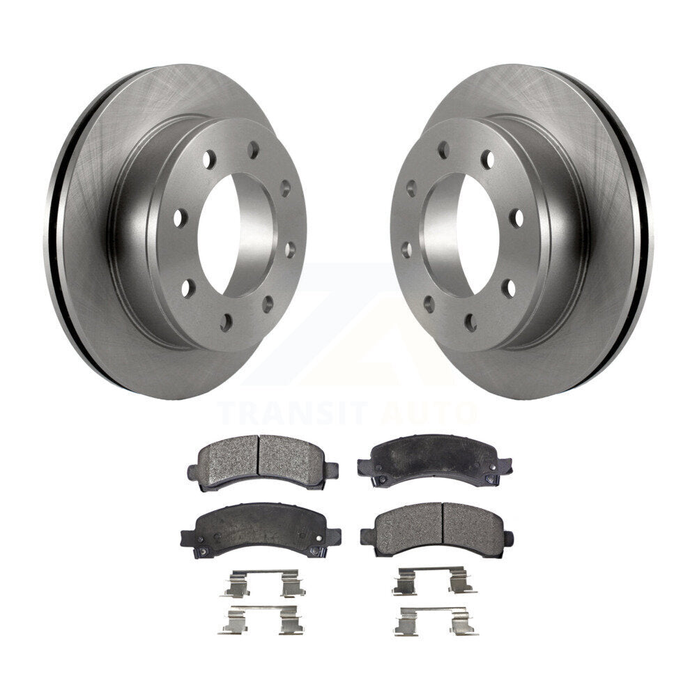 Rotor de frein à disque arrière et Kit de plaquettes semi-métalliques pour GMC Chevrolet Savana 3500 250