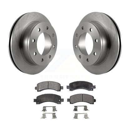 Rotor de frein à disque arrière et Kit de plaquettes semi-métalliques pour GMC Chevrolet Savana 3500 250