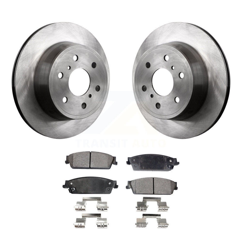 Kit de rotor de frein arrière et de plaquettes semi-métalliques pour Chevrolet GMC Sierra 1500 Silverad
