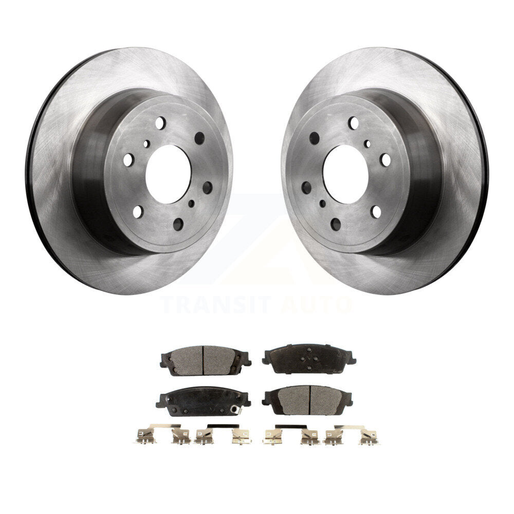 Kit de rotor de frein arrière et de plaquettes semi-métalliques pour Chevrolet GMC Silverado 1500 Sierr