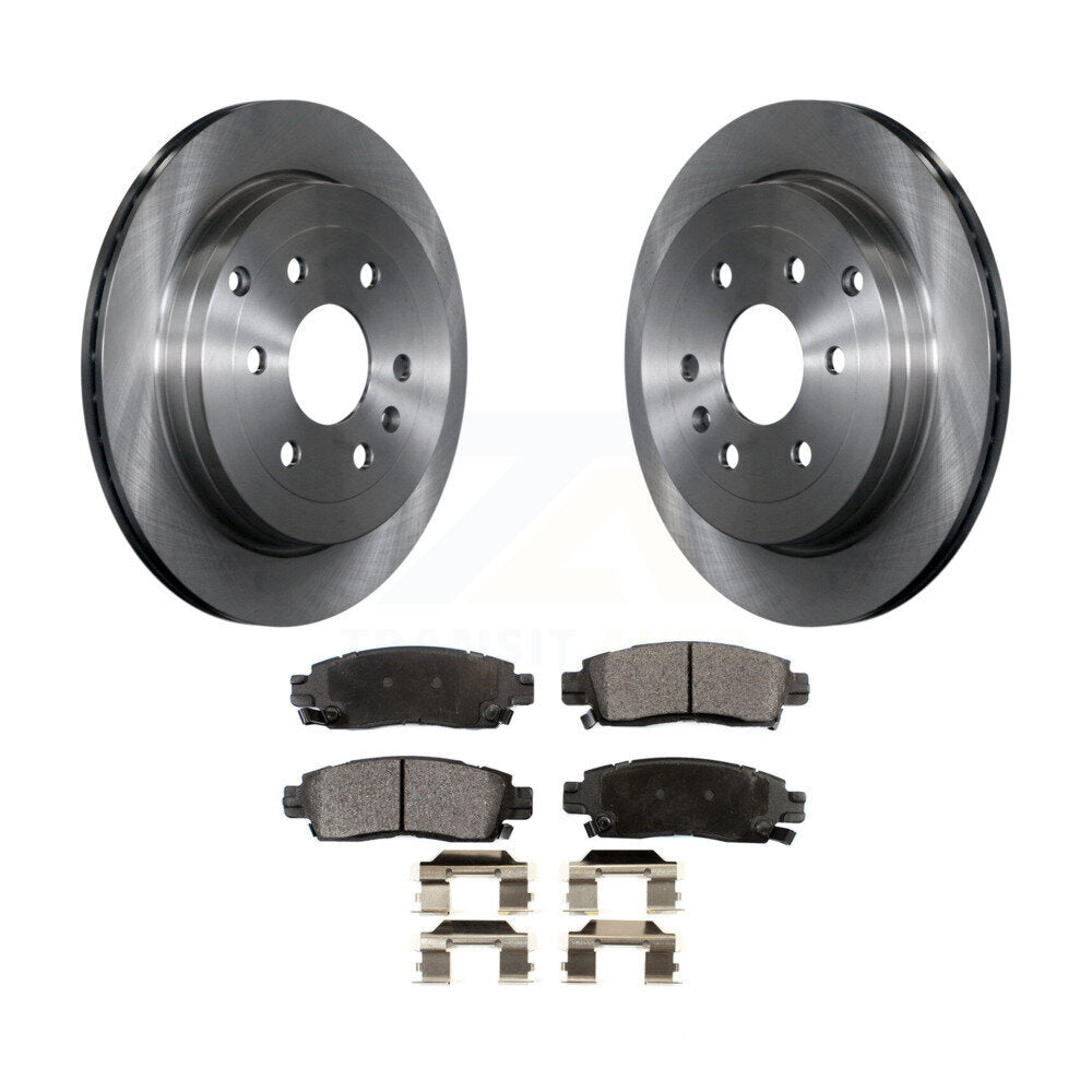 Rotors de frein arrière et Kit de plaquettes semi-métalliques pour GMC Acadia Buick Enclave Chevrole