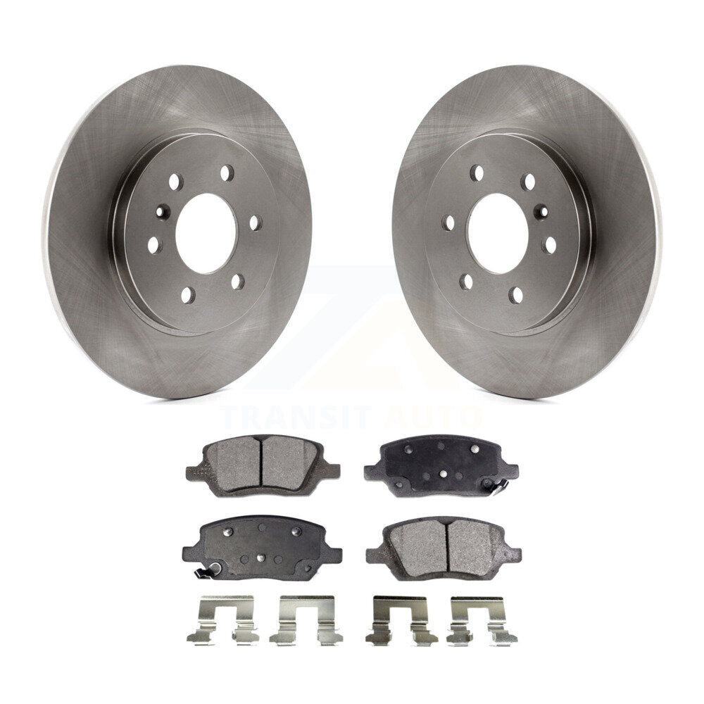 Rotors de frein arrière et kit de plaquettes semi-métalliques pour Pontiac Montana Chevrolet Uplande