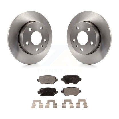Kit de disques de frein à disque arrière et plaquettes semi-métalliques pour Saturn Astra 2008-2009