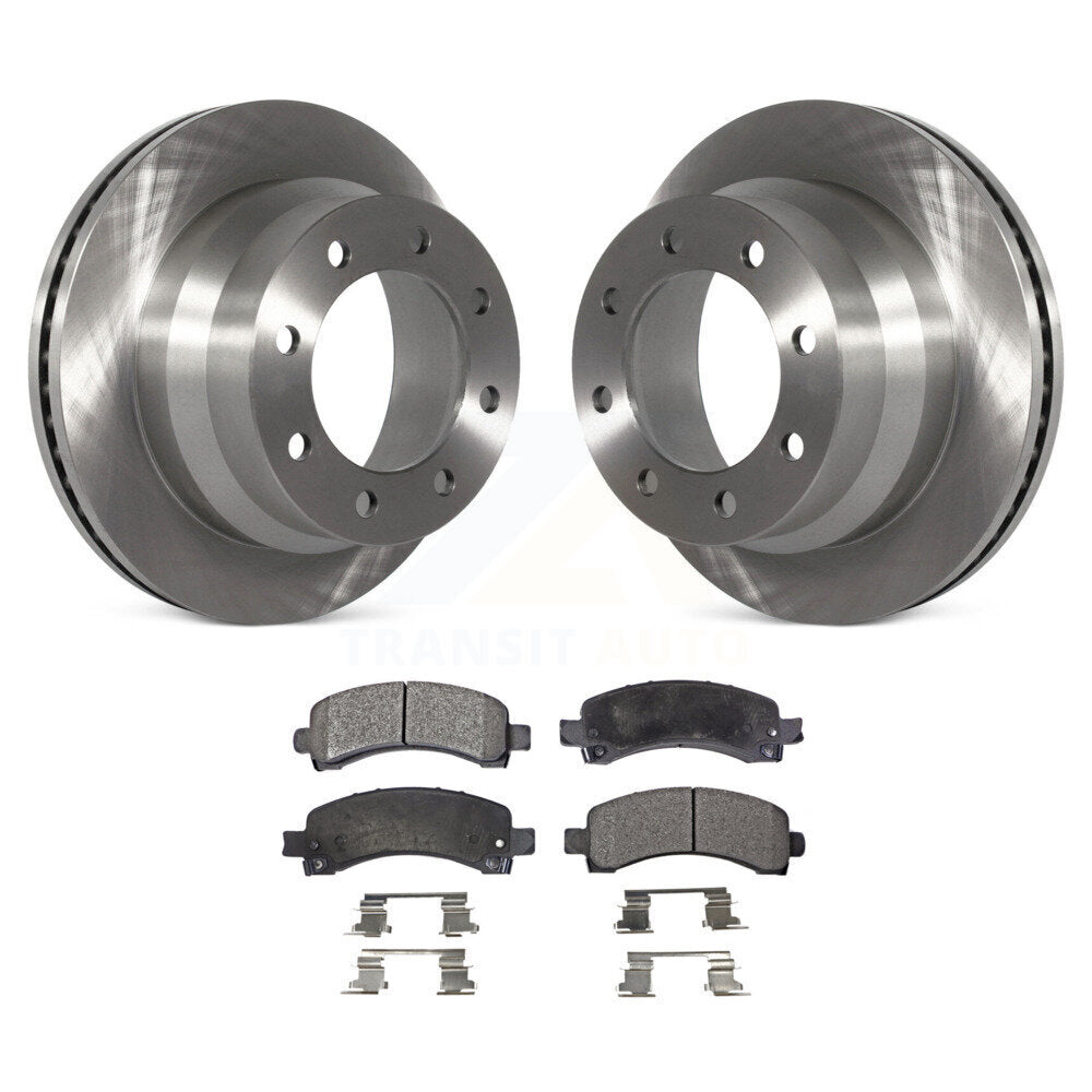 Kit de disques de frein à disque arrière et plaquettes semi-métalliques pour Chevrolet Express 4500