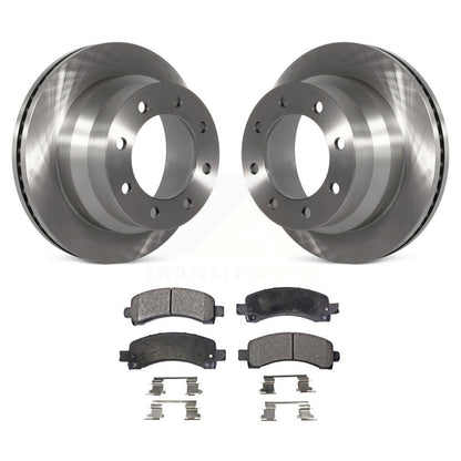 Kit de disques de frein à disque arrière et plaquettes semi-métalliques pour Chevrolet Express 4500