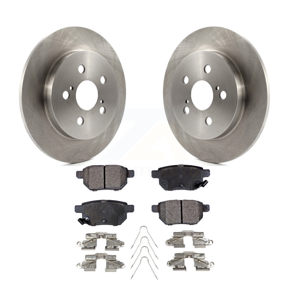 Kit de rotor de frein arrière et de plaquettes semi-métalliques pour Toyota Corolla Matrix Prius Prim