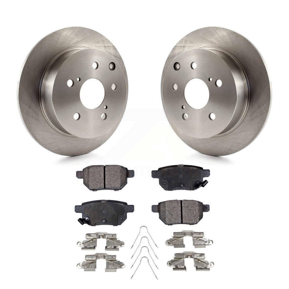 Kit de disques de frein à disque arrière et de plaquettes semi-métalliques pour Toyota Matrix XRS 2010