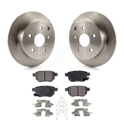 Kit de disques de frein à disque arrière et de plaquettes semi-métalliques pour Toyota Matrix XRS 2010