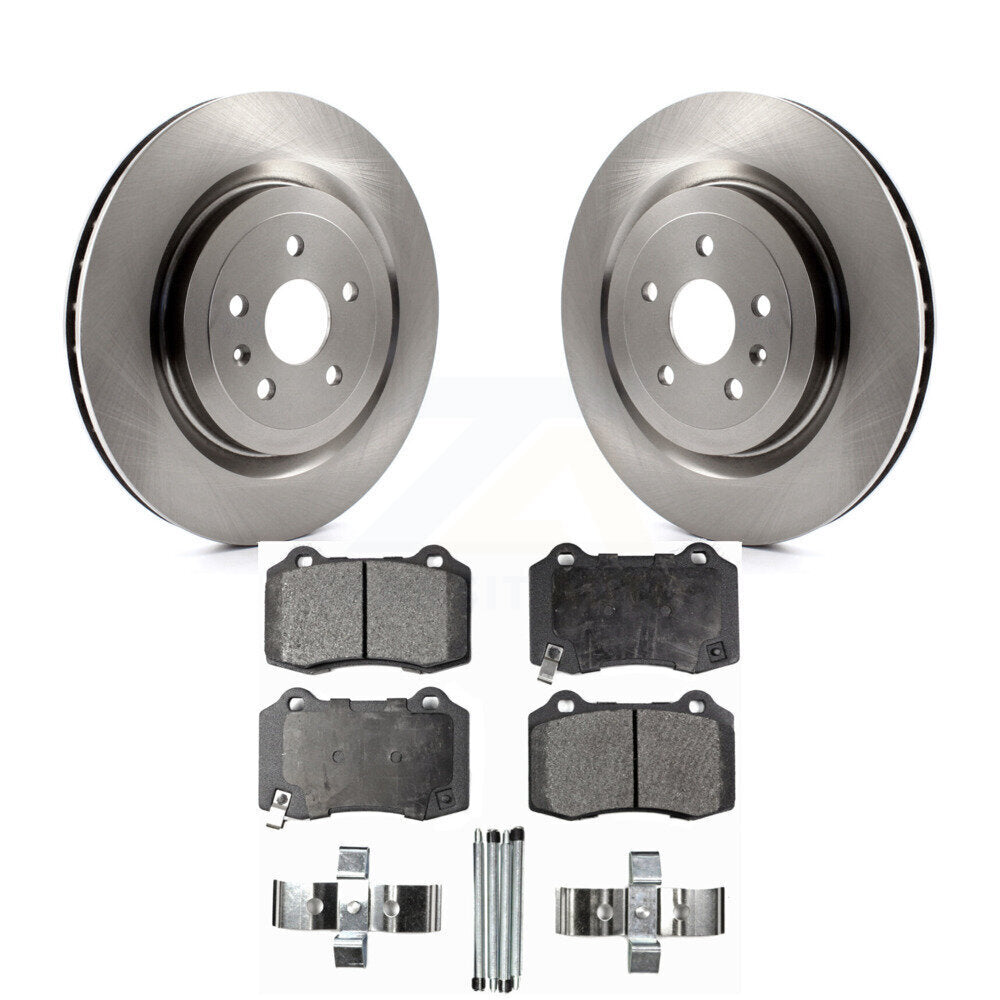 Rotors de frein à disque arrière et Kit de plaquettes semi-métalliques pour Chevrolet Camaro Cadillac CT