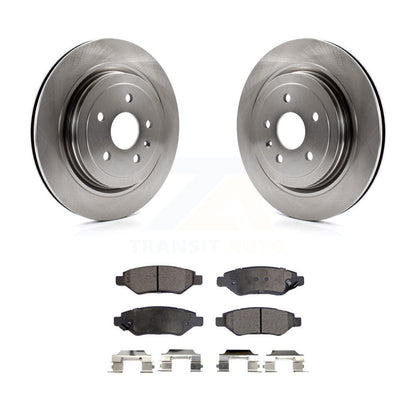 Kit de disques de frein à disque arrière et plaquettes semi-métalliques pour Cadillac CTS K8F-101556