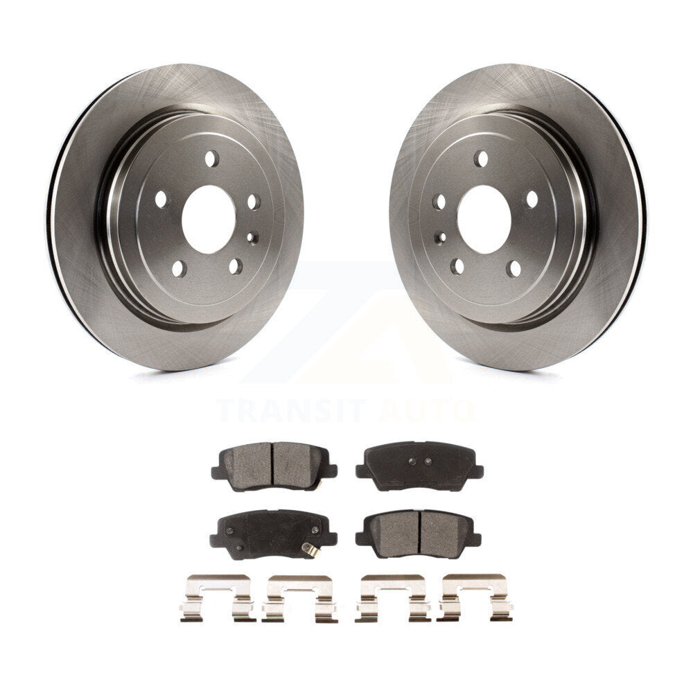 Kit de disques de frein à disque arrière et plaquettes semi-métalliques pour Cadillac CTS K8F-101559