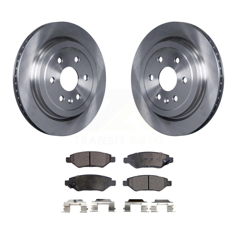 Kit de rotors de frein à disque arrière et plaquettes semi-métalliques pour Cadillac SRX Saab 9-4X