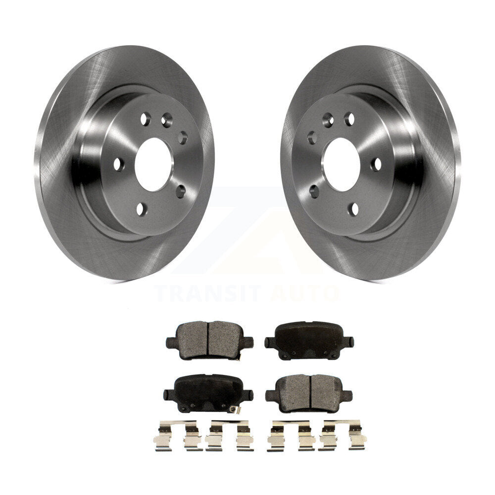 Kit de rotors de frein à disque arrière et plaquettes semi-métalliques pour Chevrolet Cruze K8F-10156
