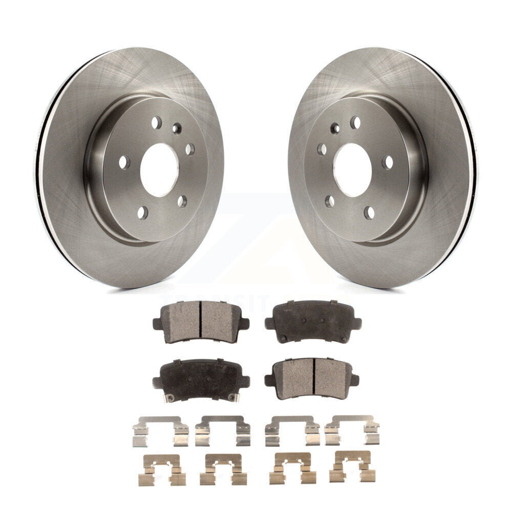 Kit de rotor de frein arrière et de plaquettes semi-métalliques pour Chevrolet Buick Malibu Impala Rega