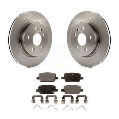 Rotors de frein à disque arrière et Kit de plaquettes semi-métalliques pour Chevrolet Camaro Cadillac CT