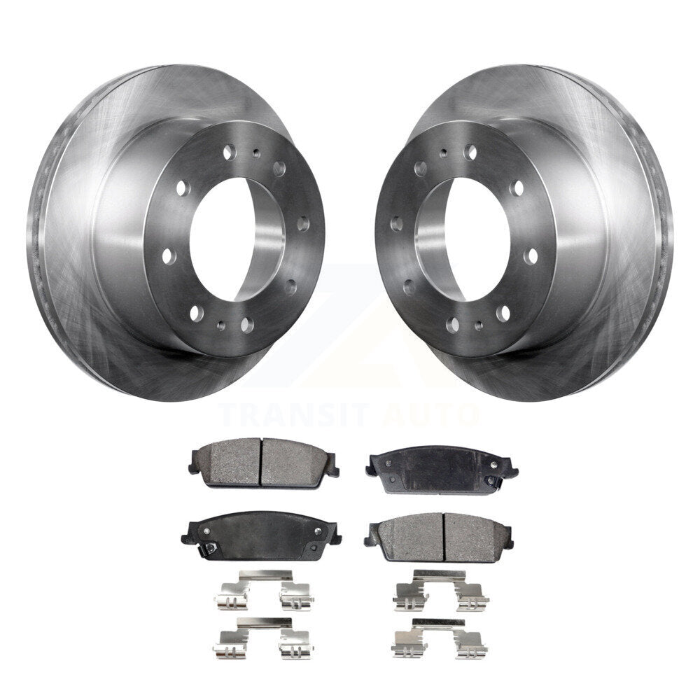 Kit de plaquettes de frein semi-métalliques pour rotors de frein arrière pour Chevrolet Silverado 2011 Hybri 1500