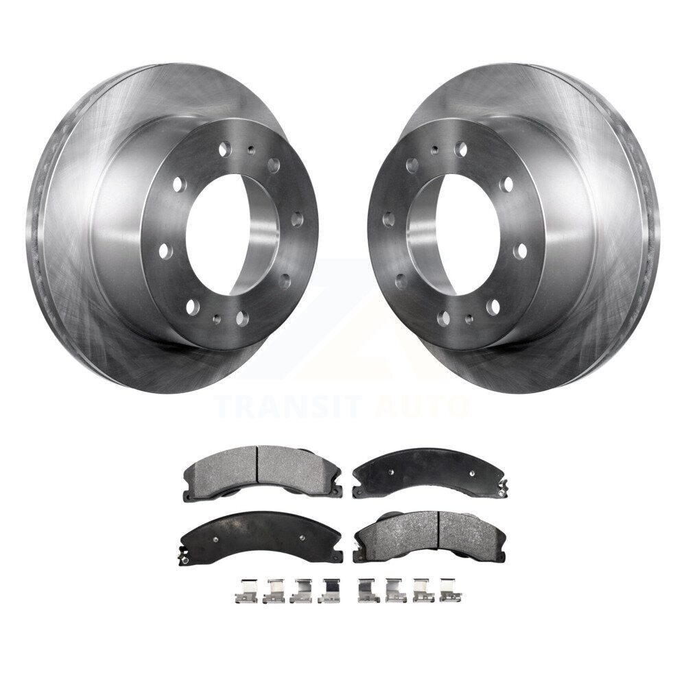 Kit de rotor de frein arrière et de plaquettes semi-métalliques pour GMC Chevrolet Sierra 2500 HD 350