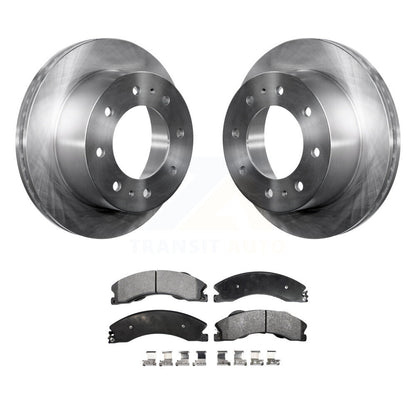 Kit de rotor de frein arrière et de plaquettes semi-métalliques pour GMC Chevrolet Sierra 2500 HD 350