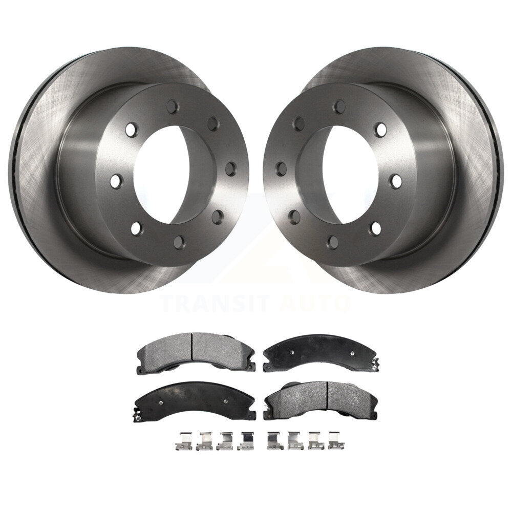 Kit de rotor de frein à disque arrière et de plaquettes semi-métalliques pour GMC Sierra 3500 HD Chevrole