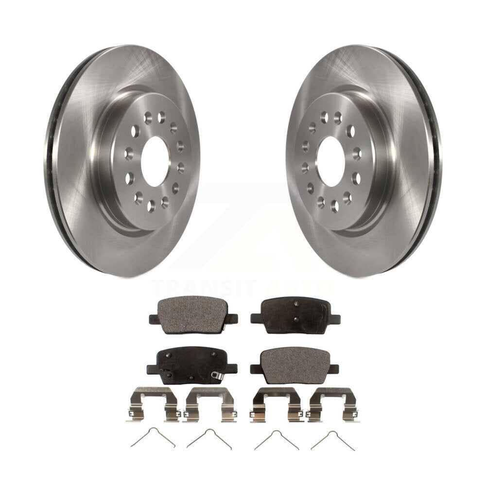 Kit de rotor de frein arrière et de plaquettes semi-métalliques pour Chevrolet Cadillac XT5 Traverse GM