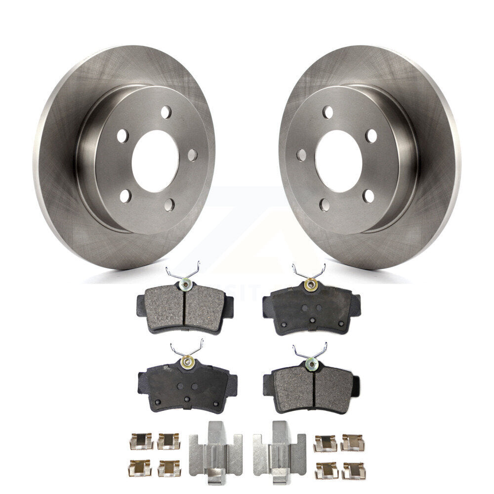 Kit de disques de frein à disque arrière et plaquettes semi-métalliques pour Ford Mustang K8F-101576