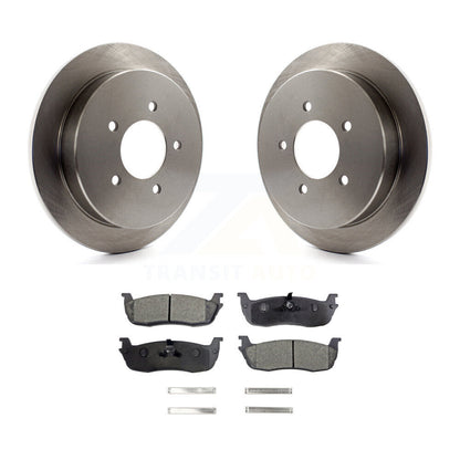 Rotors de frein à disque arrière et Kit de plaquettes semi-métalliques pour Ford F-150 Expedition Lincol