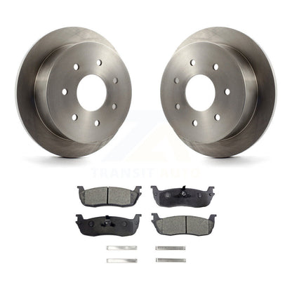 Kit de disques de frein à disque arrière et plaquettes semi-métalliques pour Ford F-150 F-250 HD