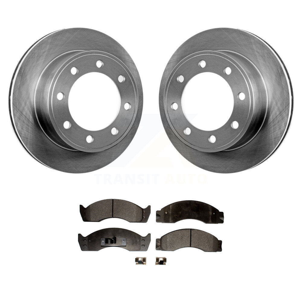 Kit de plaquettes de frein semi-métalliques pour disques de frein arrière, pour Ford E-450 Econoline Super Dut