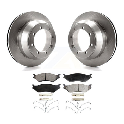 Kit de disques de frein à disque arrière et plaquettes semi-métalliques pour Ford F-550 Super Duty