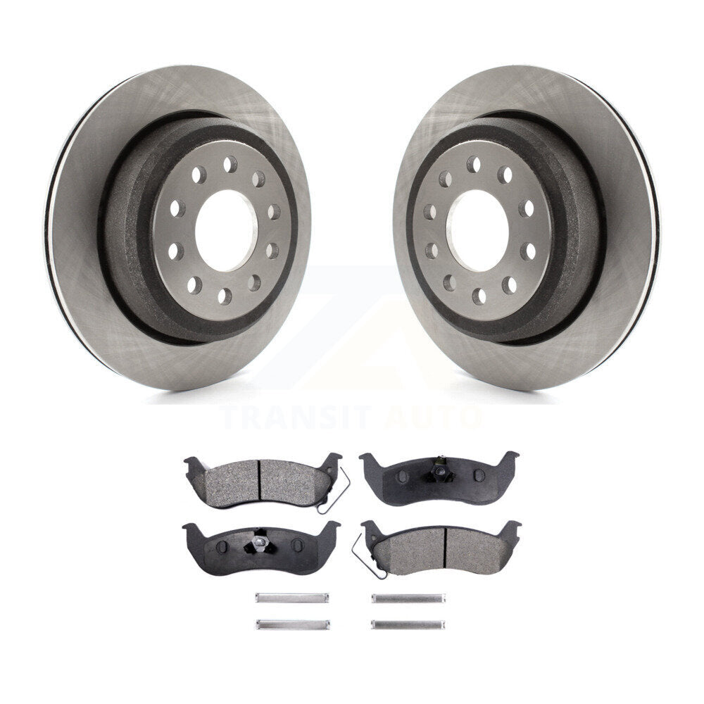 Kit de plaquettes semi-métalliques de Rotor de frein à disque arrière, pour Lincoln Town Car Seda 2003 – 2011