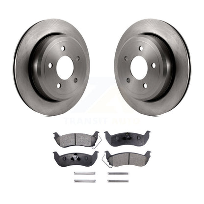 Kit de rotor de frein arrière et de plaquettes semi-métalliques pour Ford Crown Victoria Mercury Gran