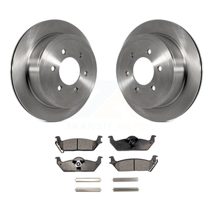 Kit de disques de frein à disque arrière et plaquettes semi-métalliques pour Ford F-150 Lincoln Mark L