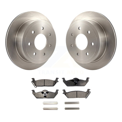 Kit de disques de frein à disque arrière et plaquettes semi-métalliques pour Ford F-150 Lincoln Mark L