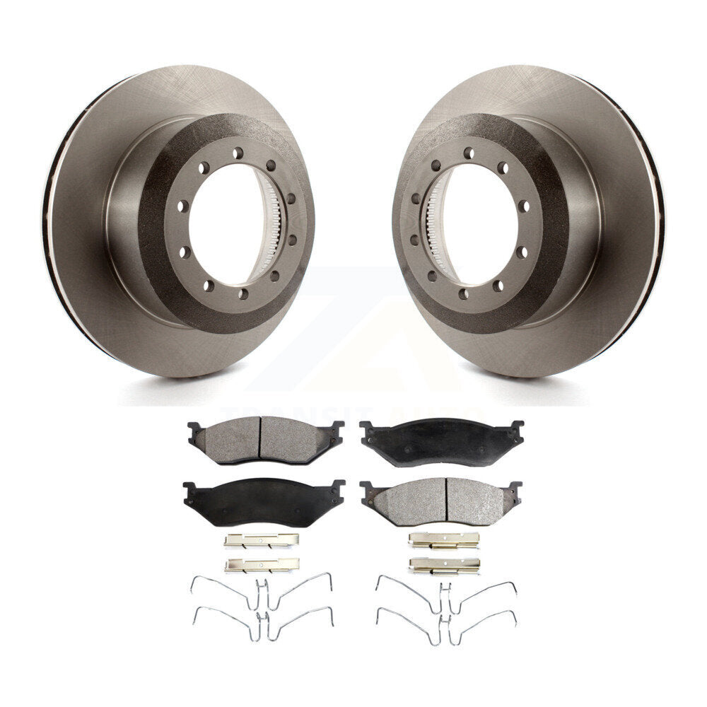 Kit de plaquettes semi-métalliques de Rotor de frein arrière, pour Ford F-550 Super Duty F-450 F-53 F-5