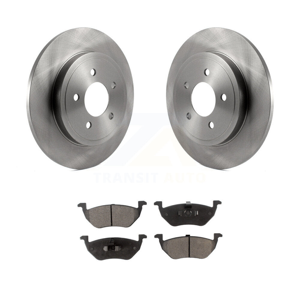 Kit de rotor de frein arrière et de plaquettes semi-métalliques pour Ford Escape Mazda Tribute Mercur