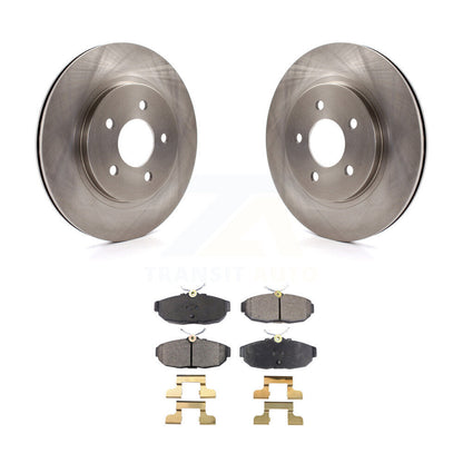 Kit de disques de frein à disque arrière et plaquettes semi-métalliques pour Ford Mustang K8F-101604