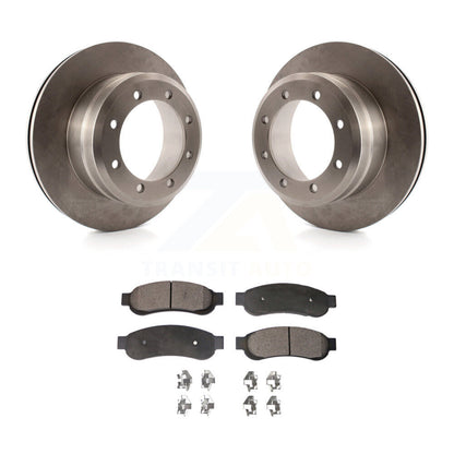 Kit de disques de frein à disque arrière et plaquettes semi-métalliques pour Ford F-350 Super Duty