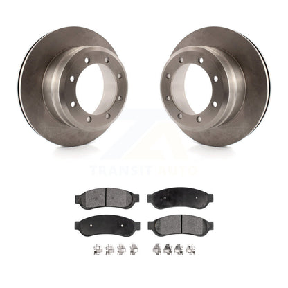 Kit de rotor de frein arrière et de plaquettes semi-métalliques pour Ford F-350 Super Duty F-250 F-45