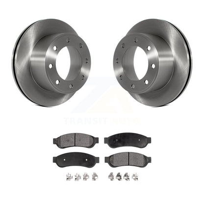 Rotors de frein à disque arrière et Kit de plaquettes semi-métalliques pour Ford F-250 Super Duty F-35