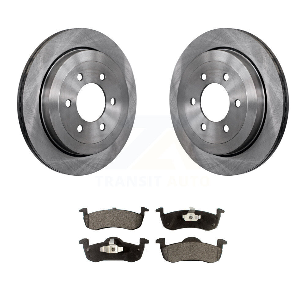 Kit de rotor de frein arrière et de plaquettes semi-métalliques pour Ford Expedition Lincoln Navigato