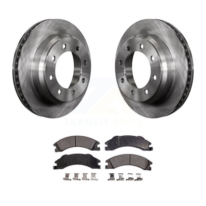 Kit de rotor de frein arrière et de plaquettes semi-métalliques pour Ford E-350 Super Duty E-250 E-15