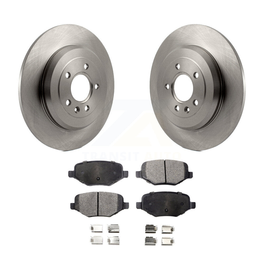 Kit de rotor de frein arrière et de plaquettes semi-métalliques pour Ford Explorer Edge Flex Lincoln MK
