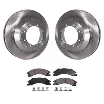 Kit de rotor de frein arrière et de plaquettes semi-métalliques pour moteur DIESEL Ford E-450 Super Duty