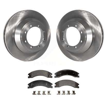 Kit de disques de frein à disque arrière et plaquettes semi-métalliques pour Ford E-450 Super Duty