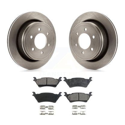 Kit de disques de frein à disque arrière et plaquettes semi-métalliques pour Ford F-150 K8F-101626