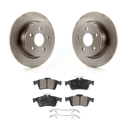 Kit de rotor de frein arrière et de plaquettes semi-métalliques pour Ford Escape Transit Connect C-Ma