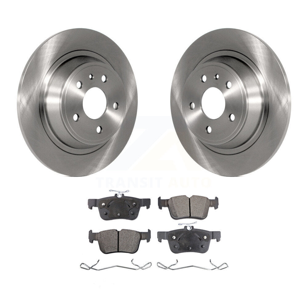 Kit de disques de frein à disque arrière et plaquettes semi-métalliques pour Ford Fusion Lincoln MKZ