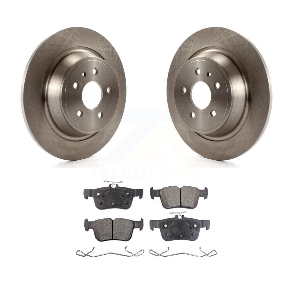 Rotors de frein arrière et Kit de plaquettes semi-métalliques pour Ford Escape Fusion Lincoln MKC MK